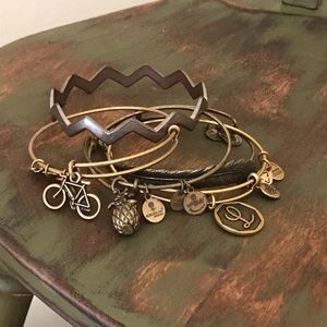 Alex and Ani stacking bracelets
